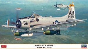 Hasegawa 02466 - 1:72 A-1H Skyraider w/ Rocket pod