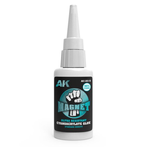 Go to product AK INTERACTIVE 12015 - Magnet Ultra Resistant Cyanocrylate Glue 20 ml
