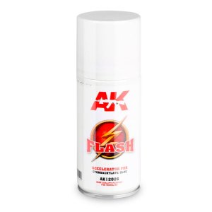 AK INTERACTIVE 12026 - Flash - CA activator in aerosol can. 150 ml