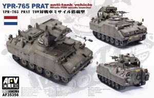 AFV Club 35356 - 1:35 YPR-765 PRAT Anti Tank Vehicle w/ Twin TOW Missile Launcher.