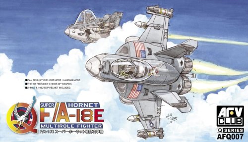 Go to product AFV Club Q007 F/A-18E Super Hornet Multirole Fighter Eggplane Series