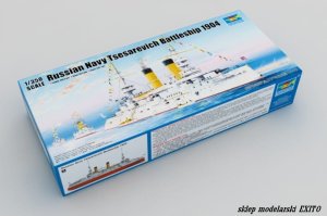 TRUMPETER 05338 - 1:350 Russian Navy Tsesarevich Battleship 1904
