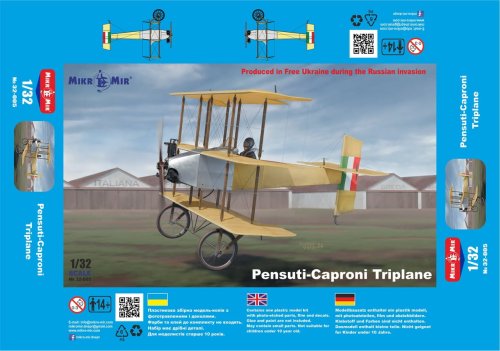 Go to product Mikromir 32005 - 1:32 Pensuti Caproni Triplane