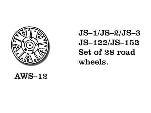 Go to product Friulmodel AW-12 - 1:35 IS-1 IS-2 IS-3 metal road wheels