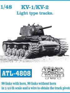 Friulmodel ATL-4808 - 1:48 KV-1 / KV-2 light type metal tracks