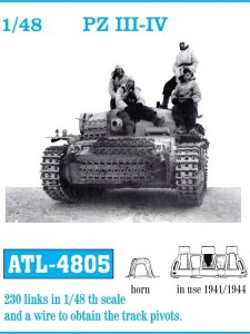 Friulmodel ATL-4805 - 1:48 Pz.Kpfw. III/IV 1941-1944 metal tracks