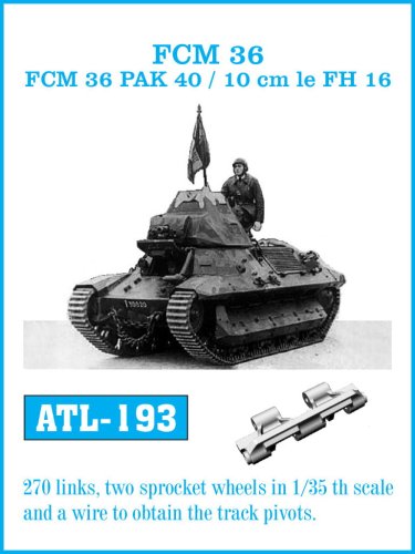 Go to product Friulmodel ATL-193 - 1:35 FCM 36 / FCM 36 PAK 40 / 10 cm le FH 16 metal tracks