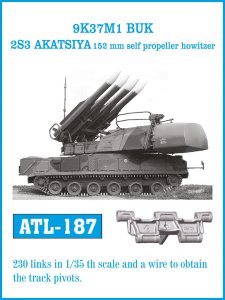 Friulmodel ATL-187 - 1:35 9K37M1 BUK / 2S3 Akatsiya metal tracks