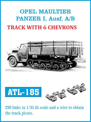 Go to product Friulmodel ATL-185 - 1:35 Opel Maultier / Panzer I. Ausf. A/B metal tracks
