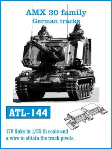 Friulmodel ATL-144 - 1:35 AMX-30 family German metal tracks