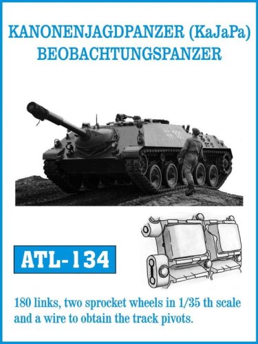 Go to product Friulmodel ATL-134 - 1:35 Kanonenjagdpanzer (KaJaPa) / Jaguar1-2 / Beobachtungspanzer metal tracks