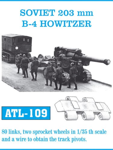 Go to product Friulmodel ATL-109 - 1:35 Soviet 203mm B-4 Howitzer metal tracks