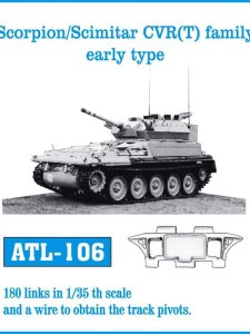 Friulmodel ATL-106 - 1:35 Scorpion/Scimitar CVR (T) early type metal tracks