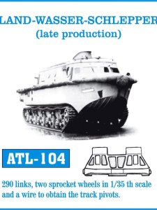 Friulmodel ATL-104 - 1:35 Land-Wasser Schlepper late metal tracks