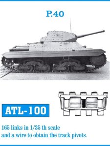 Friulmodel ATL-100 - 1:35 P.40 metal tracks