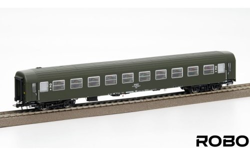 Go to product Robo 222090 H0 - Passenger car type 111Ay 2kl. PKP Warszawa Szczęśliwice ep.V
