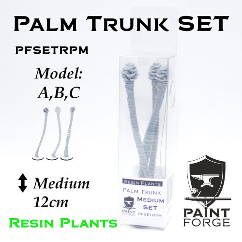 Go to product Paint Forge PFSETRPM - Resin palm tree trunks set of 3 pieces size Medium