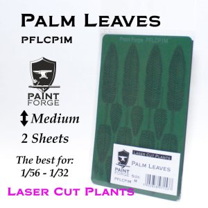 Paint Forge PFLCP1M - Palm leaves laser cut size Medium