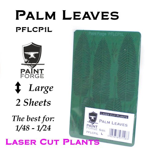 Go to product Paint Forge PFLCP1L - Palm leaves laser cut size Large