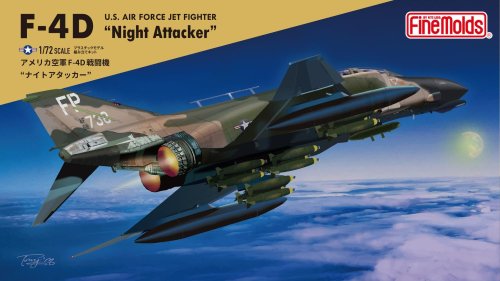 Go to product Fine Molds 72747 - 1:72 F-4D Phantom U.S. Air Force Jet Fighter Night Attacker