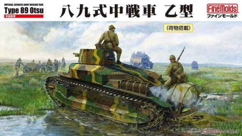 Go to product Fine Molds FM62 - 1:35 IJA Type 89 I-Go Medium Tank Otsu Loaded