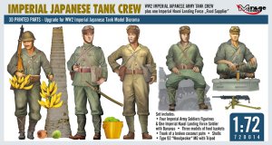Mirage 720014 - 1:72 Imperial Japanese Tank Crew