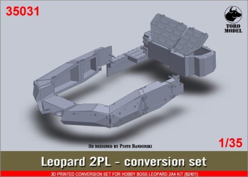Go to product Toro 35031 - 1:35 Leopard 2PL - Conversion Set 3D Print for HB82401