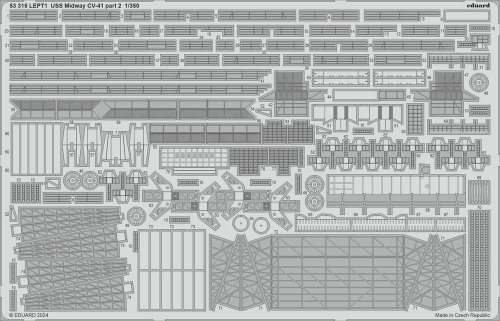 Go to product Eduard 53315 - 1:350 USS Midway CV-41 part 2
