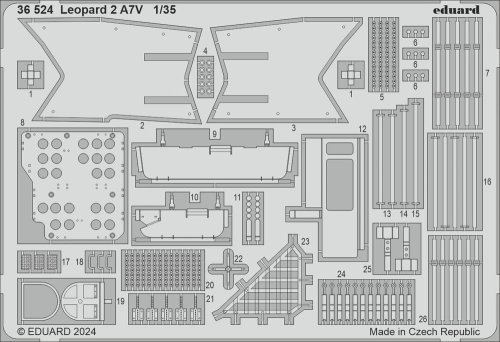 Go to product Eduard 36524 - 1:35 Leopard 2 A7V