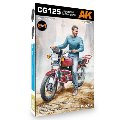 Go to product AK Interactive 35027 - 1:35 Honda CG125 Japanese Motorcycle