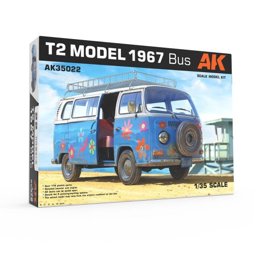 Go to product AK Interactive 35022 - 1:35 Volkswagen T2 Model 1967 Bus