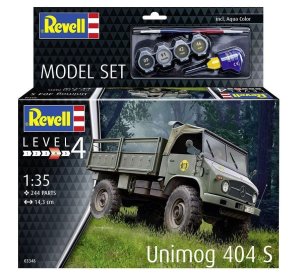 Revell 63348 - 1:35 Unimog 404 S model with paints