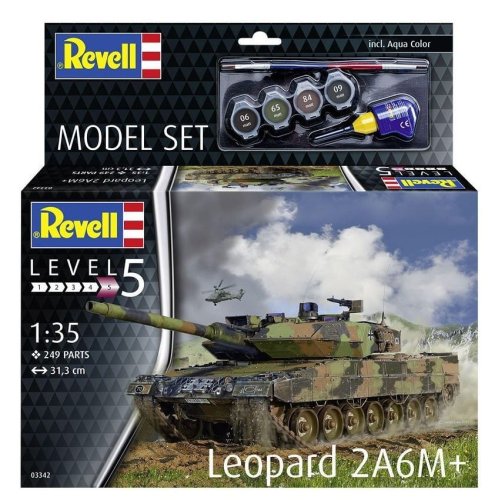 Go to product Revell 63342 - 1:35 Leopard 2 A6M model with paints