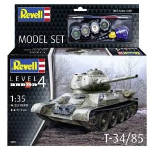 Revell 63319 - 1:35 T-34/85 model with paints