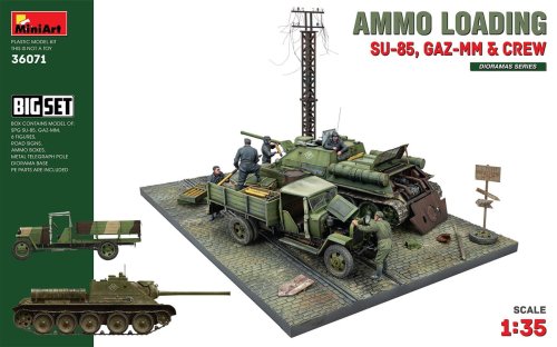 Go to product Miniart 36071 - 1:35 Ammo Loading SU-85, GAZ-MM & Crew Big Set