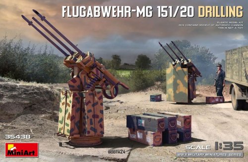 Go to product Miniart 35438 - 1:35 Flugabwehr-MG 151/20 Drilling
