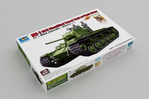Go to product Trumpeter 09597 - 1:35 KV-1 1942 Simplified Turret Tank w/Tank Crew
