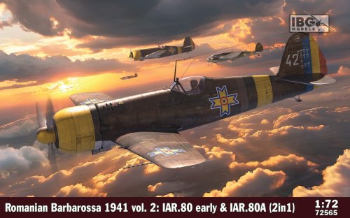 Go to product IBG 72565 - 1:72 Romanian Barbarossa 1941 vol.2 IAR.80 early and IAR.80A