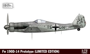 IBG 72562 - 1:72 Fw 190D-14 Prototype Limited edition