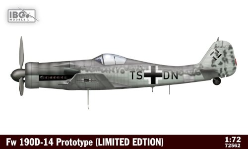 Go to product IBG 72562 - 1:72 Fw 190D-14 Prototype Limited edition