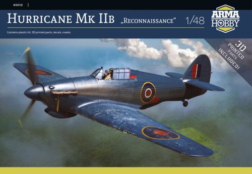 Go to product Arma Hobby 40012 - 1:48 Hurricane Mk IIB Reconnaissance