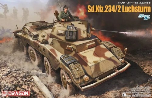 Go to product Dragon 6696 - 1:35 Sd.Kfz. 234/2 Luchsturm