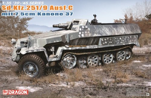 Go to product Dragon 6225 - 1:35 Sd.Kfz.251/9 Ausf. C mit 7,5cm Kanone 37