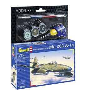 Revell 64166 - 1:72 Messerschmitt Me 262 A1a model with paint.