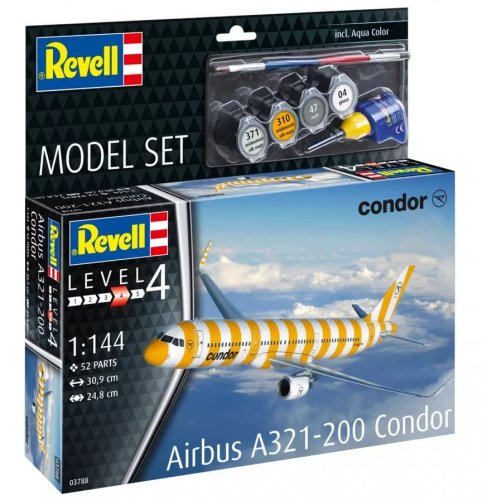 Go to product Revell 63788 - 1:144 Airbus A321-200 Condor model with paints