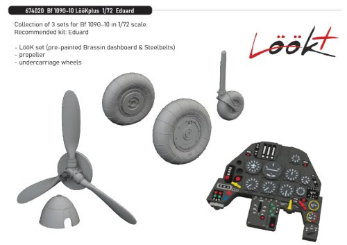 Go to product Eduard 674020 - 1:72 Bf 109G-10 LööKplus