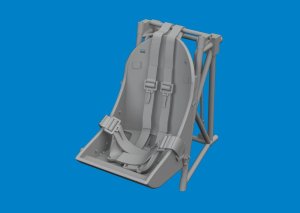 Eduard 6481048 - 1:48 F4U-2 seat w/ integral belts Print 3D