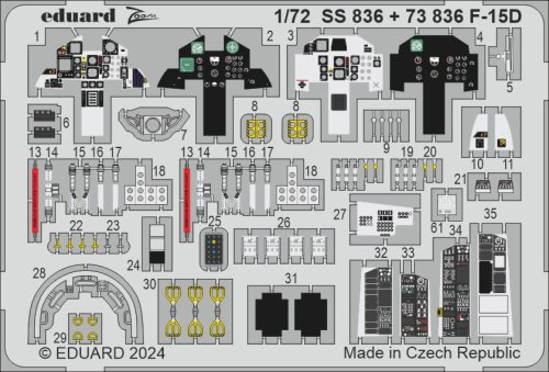 Go to product Eduard SS836 - 1:72 F-15D