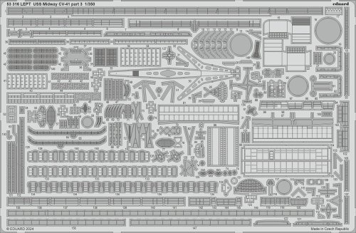 Go to product Eduard 53316 - 1:350 USS Midway CV-41 part 3