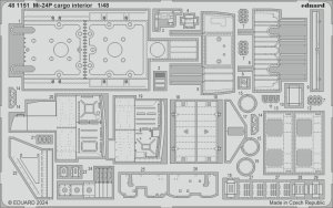 Eduard 481151 - 1:48 Mi-24P cargo interior